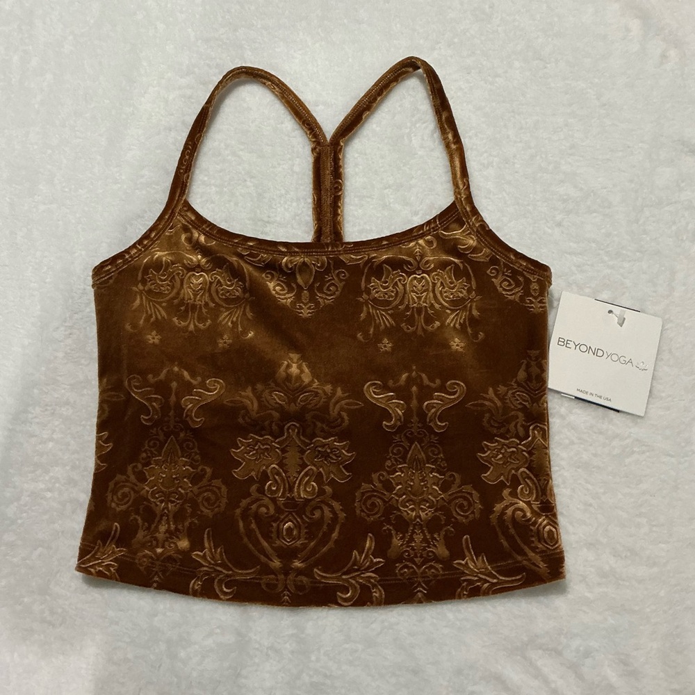 Beyond Yoga Copper Velvet Tank